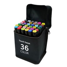 DADA 雙頭繪畫麥克筆布套組, 1套, 36色