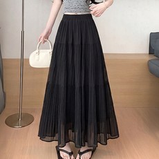 POPLARNC 女款Marioran百褶長裙 P26SMSK022027