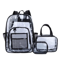 JH Company 透明後背包組, 黑色