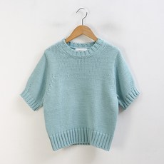 피핀 여성용 모던베이직 반팔 니트 #111290