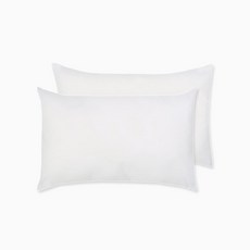 MM Shop 棉質枕芯, 白色, 2個