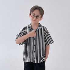 BerryCloset 兒童 River 網眼翻領針織衫