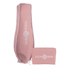 TECHSKIN 輕量旅行航空保護套 + 收納袋, 淺粉色
