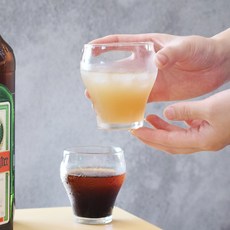 아메리칸로드 그립 다용도 유리 물컵 RK2289, 투명, 2개