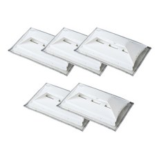 質量好的窗台清潔縫隙刷, 白色, 5個