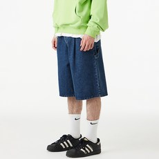 URBANAGE 男女通用百慕達木匠牛仔短褲