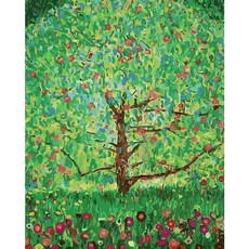 Play about 油畫點點畫DIY名畫繪製 40*50cm 克林姆的蘋果樹, 1個, 混色