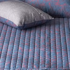 g BEDDING Crush 莫代爾床墊兼地毯, 藍色