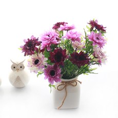 다우에프앤지 조화 성묘꽃 큐티 거베라 9대 3p, 2.큐티 거베라 9대 퍼플 (3입), 3개