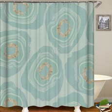 北歐簡約浴室浴簾 L29 款式4 150 x 180 cm, 1個