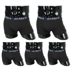 INTARSIA 男性日常基本款平口內褲5件組