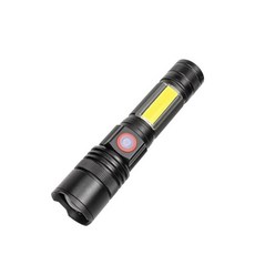 충전식 후레쉬 XHP50 COB + 충전선, 혼합색상, 1세트