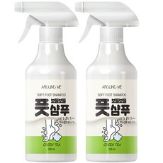 어라운드미 보들보들 풋샴푸 그린티 500ml, 1개입, 2개