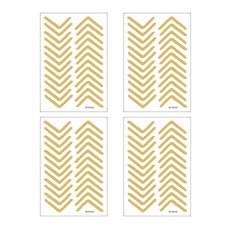 피삼십일 심플 타일 시트지 4p, 화살표 골드