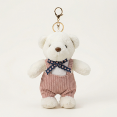 금홍팬시 곰돌이 선물 가방 인형키링, 핑크, 1개, 15cm