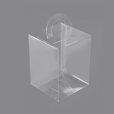 Jungang Package 手提禮物答謝盒 0.5mm 10.5 x 10.5 x 12 cm, 50個, 透明