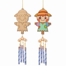 minhwashop 秋日風景製作材料 線隨機出貨, 稻草人(UDPWD0261), 10個