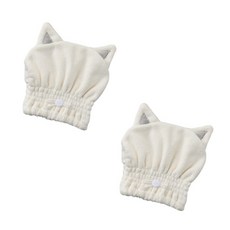 소프트 헤어 타월 SG42, 화이트, 2개