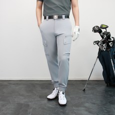 CONFIAR 男款腰部鬆緊帶彈性工裝束口褲 TC2052