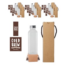 方形Dutch塑膠容器 500+鋁箔蓋+盒子+LB12M貼紙組, 10組