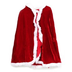 프리미엄 산타 후드망토, 와인색, 1개