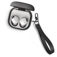 VRS Galaxy Buds2 Pro / Buds Pro / Buds2 / Buds Live 現代保護殼 + Milky Bow 掛繩組, 砂岩(保護殼), 黑色(掛繩), 單一商品