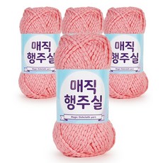 필립섬유 쎄비 매직 행주실 80g, 21 핑크, 4개