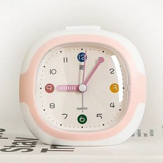可愛時尚小型臥室桌鐘 BRP1383, 粉紅色