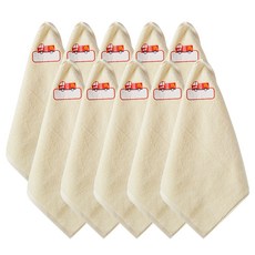 30支棉交通工具刺繡掛耳毛巾, 10個, 黃色消防車