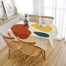 Pairing 北歐風莫蘭迪色亞麻桌布, ZB312, 4人座(140 x 180 cm)