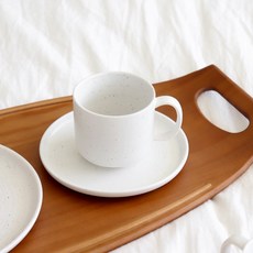 kamome kitchen Pure 咖啡杯+杯碟組, 1套, 單一顏色