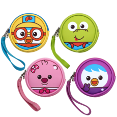 Pororo 圓形零錢包4入組