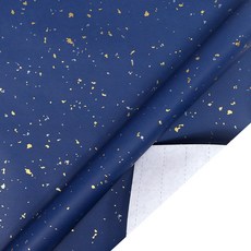 모던앳 금박 은박 종이롤 포장지 3m, 블루, 1개