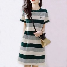 LUNAGIRL 橫條紋連身裙, 條紋