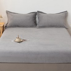 다마다마 벨벳 사계절 밴딩형 침대 매트리스 커버