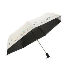 GUY LAROCHE 星光貓咪滾邊遮光塗層全自動雨傘 KUGLU70133+傘套組