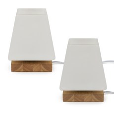 DAYSTAR HOUSE 方形檯燈 白色 2入, B型