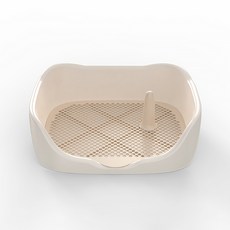 PASTEL PET 寵物防濺便盆 均碼, 1個, 象牙