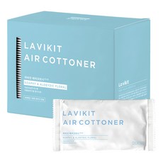 LAVIKIT AIR COTTONER 衣物柔軟香氛紙 皂香, 40入, 1盒