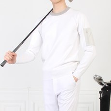 MINEFLOW 男士高爾夫圓領針織衫 ADT044