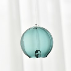 素色玻璃風鈴 MW0133, 綠色