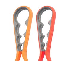 TRENY 四合一開罐器 多功能省力開罐工具 輕鬆開啟各式罐頭瓶蓋, 顏色隨機, 1入