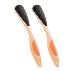 雙面足部護理去腳皮器 橘色, 2個, 1入