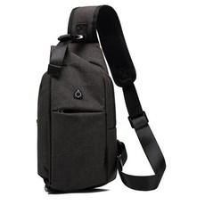 多功能休閒郵差肩背包 LCH339, 深灰色