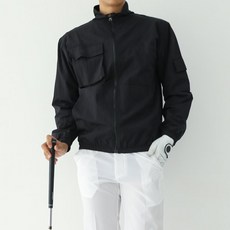 MINEFLOW 男士高爾夫防風外套 口袋拉鍊款 M809JP04