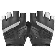 ROCKBROS 洛克兄弟 防衝擊防滑自行車半指手套 S247 雙手穿戴組, S247 單一顏色, 1套