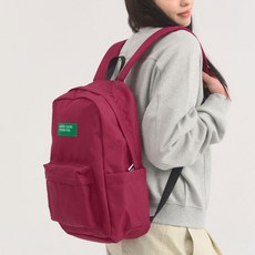 benetton 日常筆電後揹包, 酒紅色