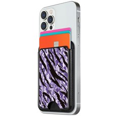 JUST4YOU 밀리터리 카드 포켓, 타이거퍼플, 1개