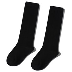 NO DESIGN 兒童用H羅紋基本款及膝襪2雙組