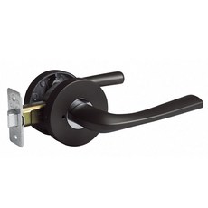 RIVER-GREEN 圓型水平門把 黑色, 1個